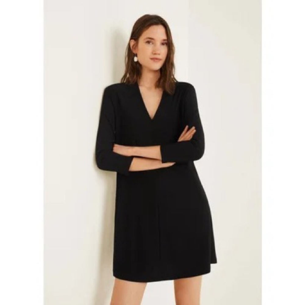 MANGO Black dress wore only once!